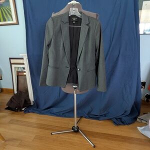 Ann Taylor Gray Blazer